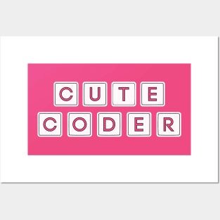 Cute Coder : Female Stem Posters and Art